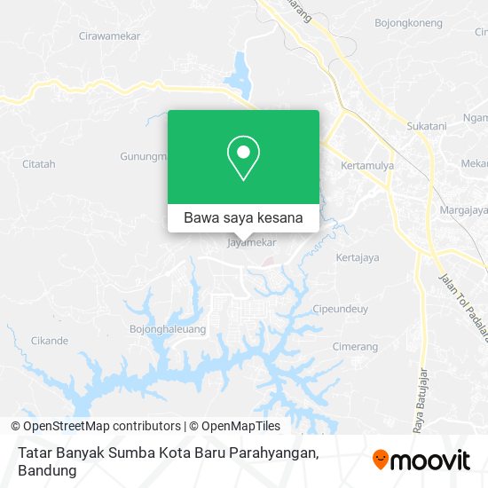 Peta Tatar Banyak Sumba Kota Baru Parahyangan