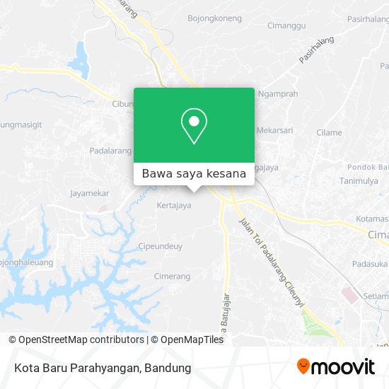 Peta Kota Baru Parahyangan