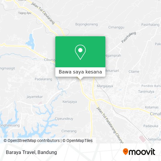 Peta Baraya Travel