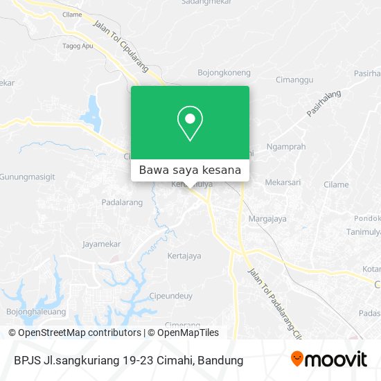 Peta BPJS Jl.sangkuriang 19-23 Cimahi