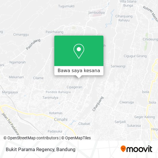 Peta Bukit Parama Regency