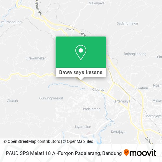 Peta PAUD SPS Melati 18 Al-Furqon Padalarang