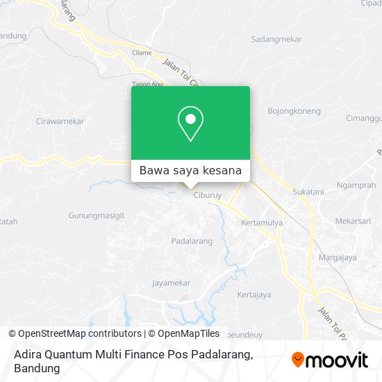 Peta Adira Quantum Multi Finance Pos Padalarang