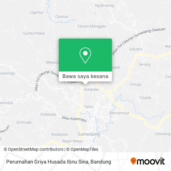 Peta Perumahan Griya Husada Ibnu Sina
