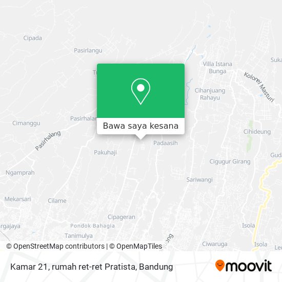 Peta Kamar 21, rumah ret-ret Pratista
