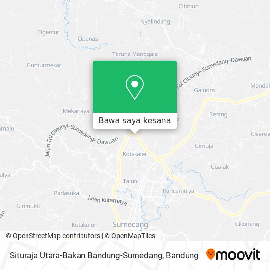 Peta Situraja Utara-Bakan Bandung-Sumedang