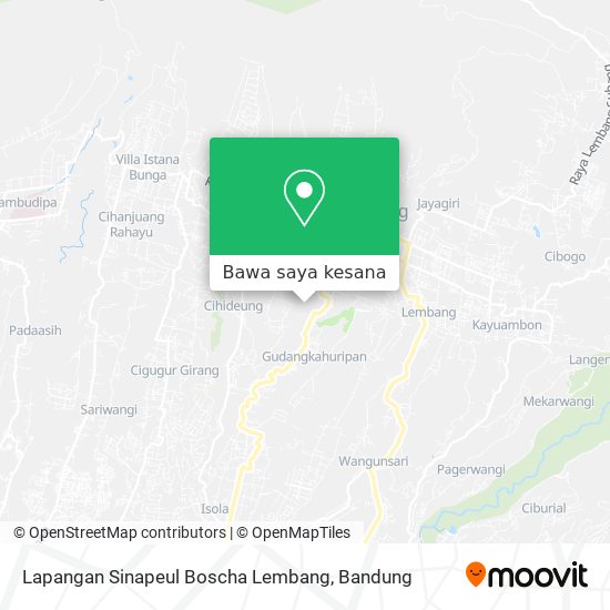 Peta Lapangan Sinapeul Boscha Lembang