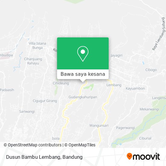 Peta Dusun Bambu Lembang