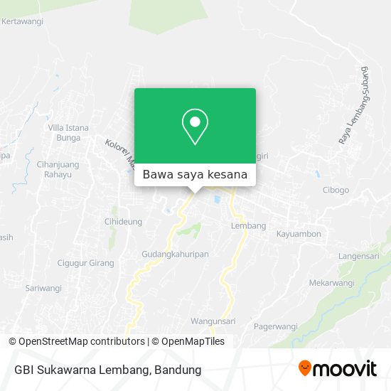 Peta GBI Sukawarna Lembang