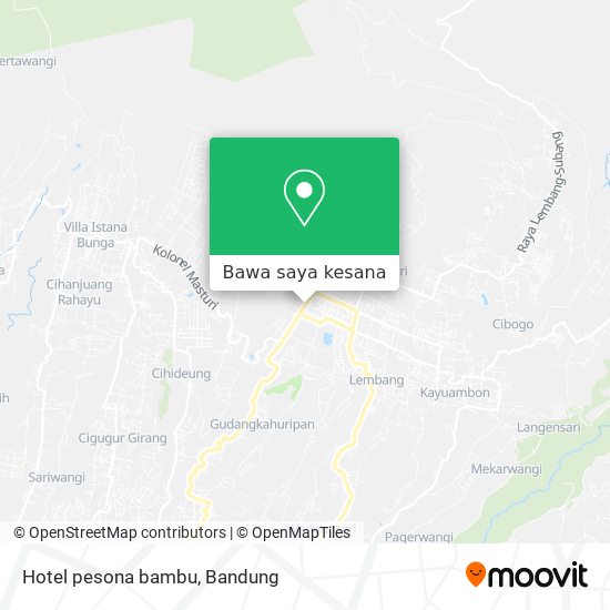 Peta Hotel pesona bambu