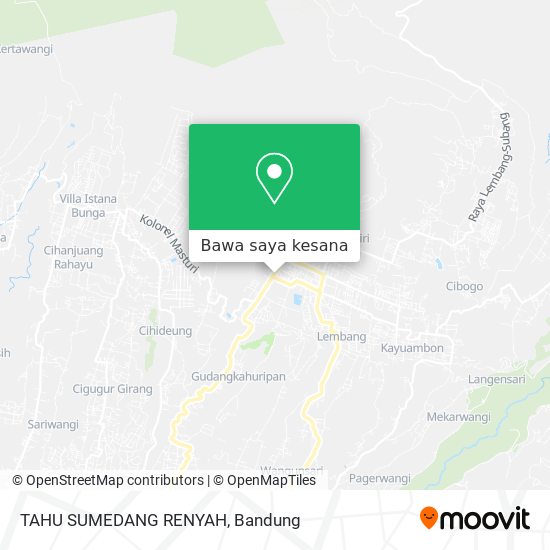 Peta TAHU SUMEDANG RENYAH