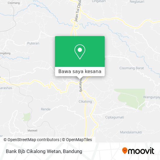 Peta Bank Bjb Cikalong Wetan