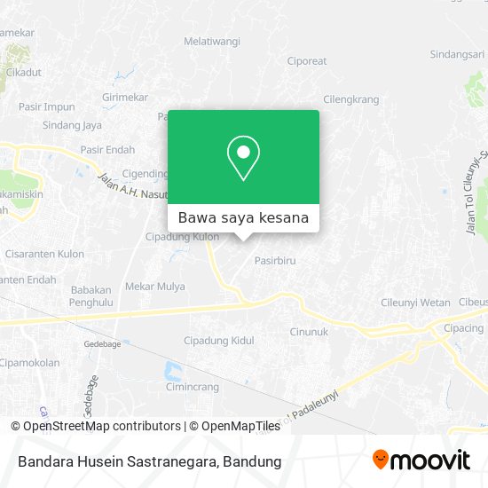 Peta Bandara Husein Sastranegara