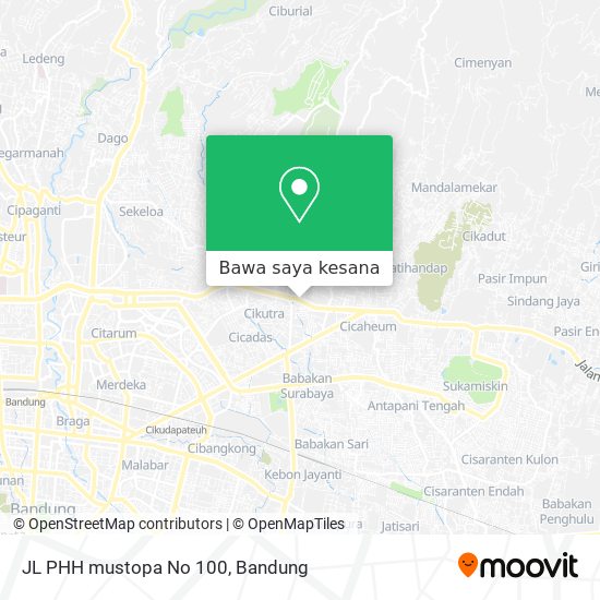 Peta JL PHH mustopa No 100