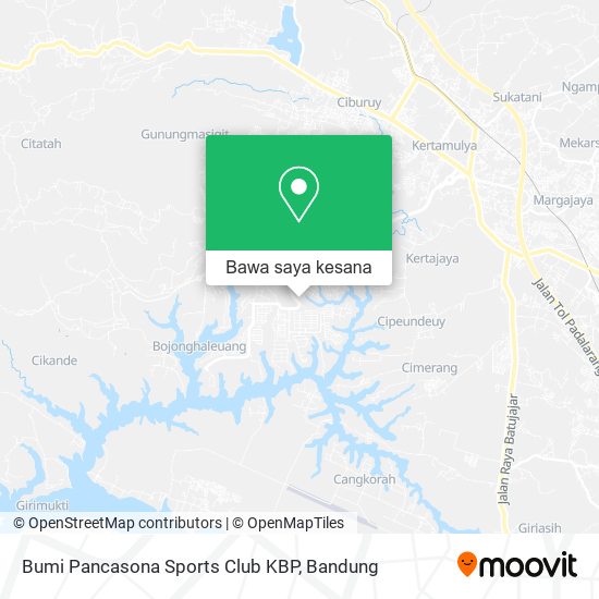 Peta Bumi Pancasona Sports Club KBP