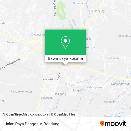 Peta Jalan Raya Dangdeur