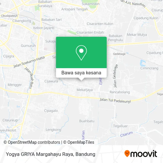 Peta Yogya GRIYA
Margahayu Raya