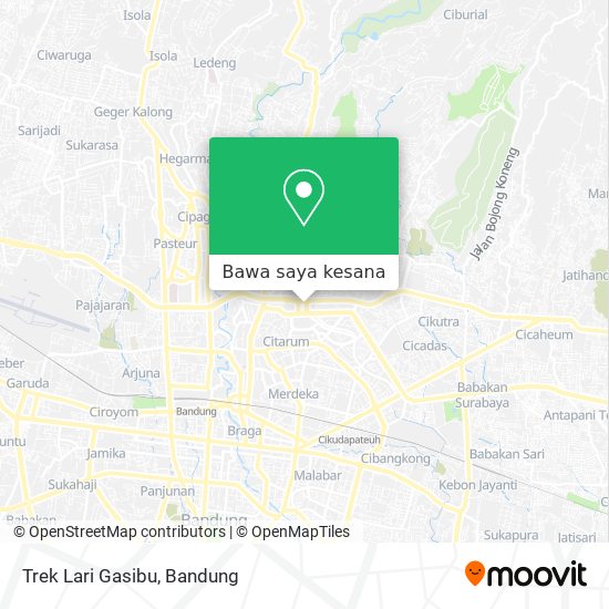 Peta Trek Lari Gasibu