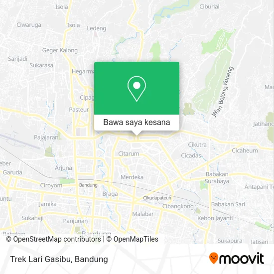 Peta Trek Lari Gasibu