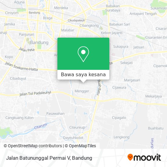 Peta Jalan Batununggal Permai V
