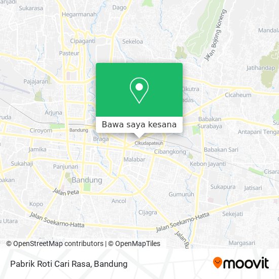Peta Pabrik Roti Cari Rasa