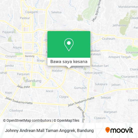 Peta Johnny Andrean Mall Taman Anggrek