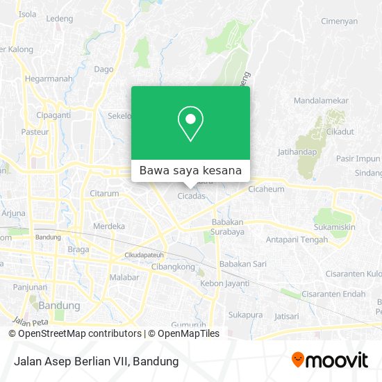 Peta Jalan Asep Berlian VII
