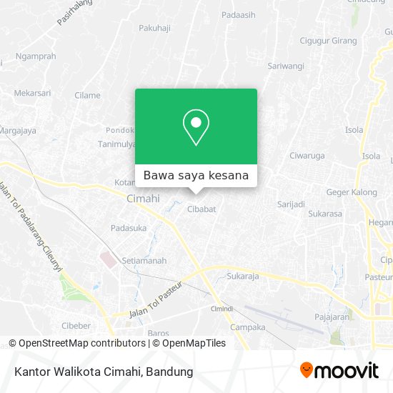 Peta Kantor Walikota Cimahi
