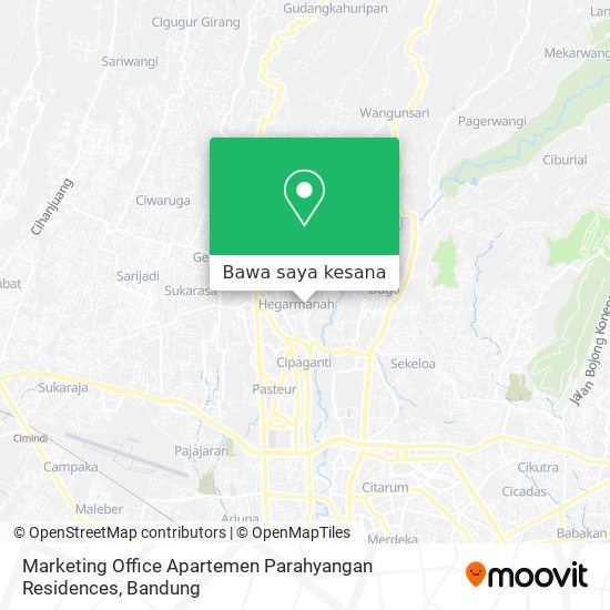 Peta Marketing Office Apartemen Parahyangan Residences