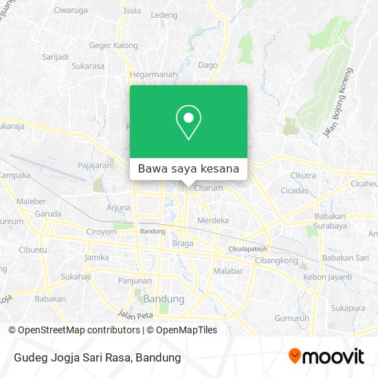 Peta Gudeg Jogja Sari Rasa