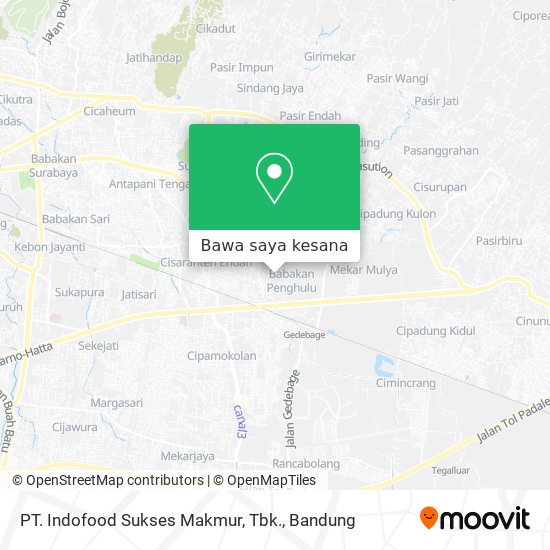 Peta PT. Indofood Sukses Makmur, Tbk.