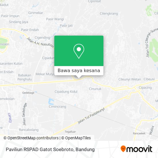 Peta Paviliun RSPAD Gatot Soebroto