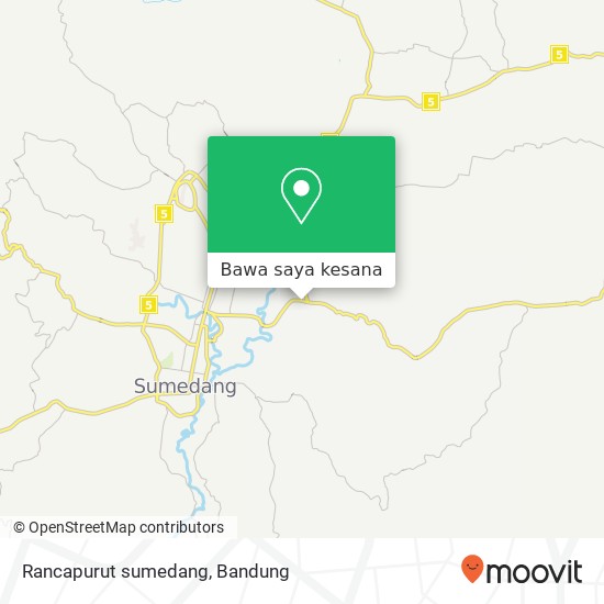 Peta Rancapurut sumedang