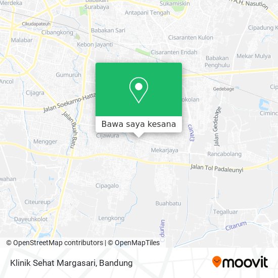 Peta Klinik Sehat Margasari