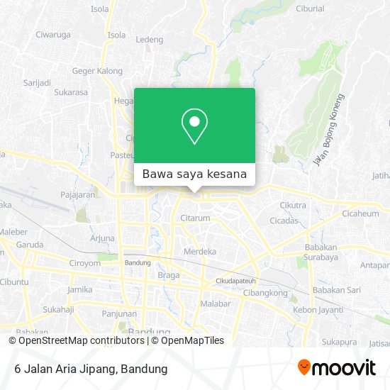 Peta 6 Jalan Aria Jipang