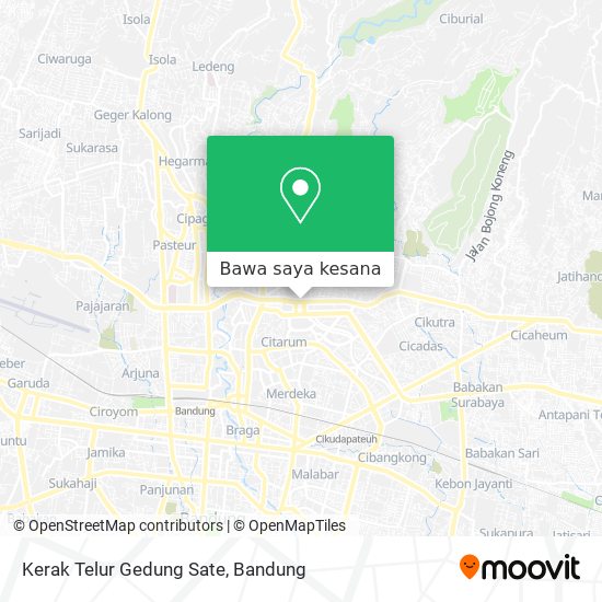 Peta Kerak Telur Gedung Sate