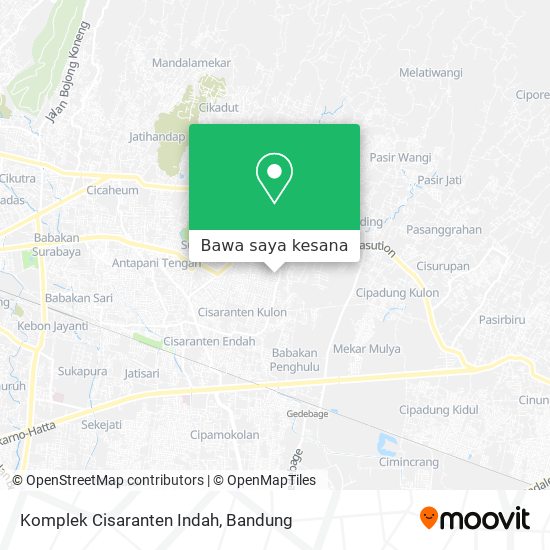 Peta Komplek Cisaranten Indah