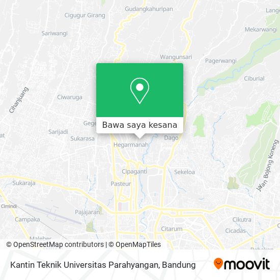 Peta Kantin Teknik Universitas Parahyangan