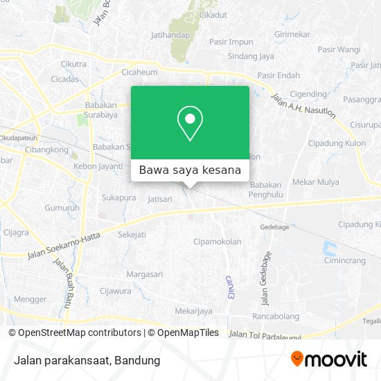 Peta Jalan parakansaat