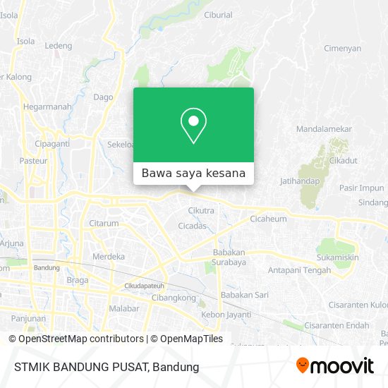 Peta STMIK BANDUNG PUSAT