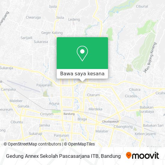 Peta Gedung Annex Sekolah Pascasarjana ITB