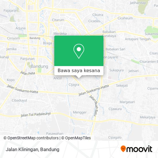 Peta Jalan Kliningan