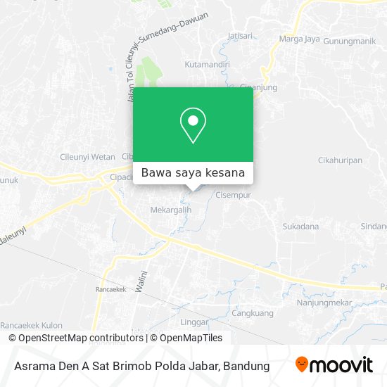 Peta Asrama Den Α Sat Brimob Polda Jabar