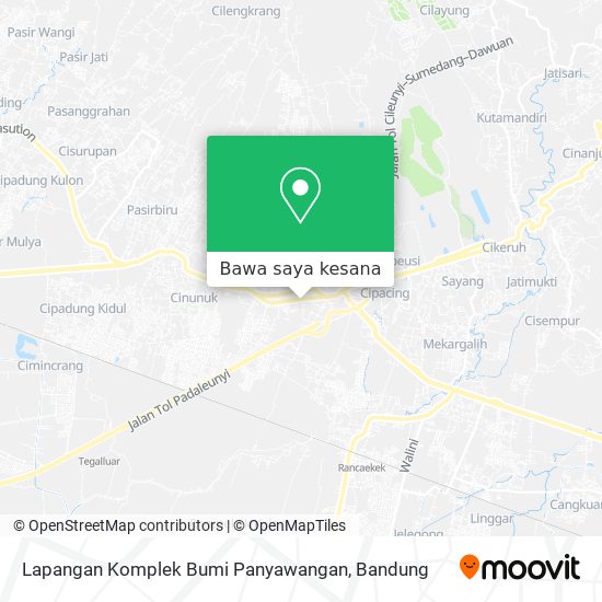 Peta Lapangan Komplek Bumi Panyawangan
