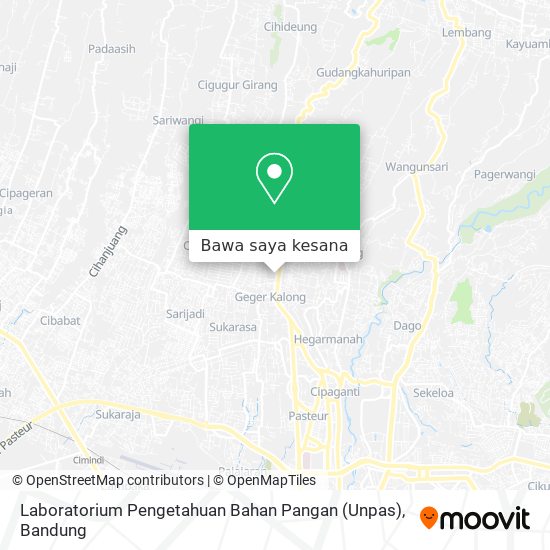 Peta Laboratorium Pengetahuan Bahan Pangan (Unpas)
