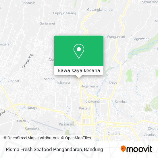 Peta Risma Fresh Seafood Pangandaran