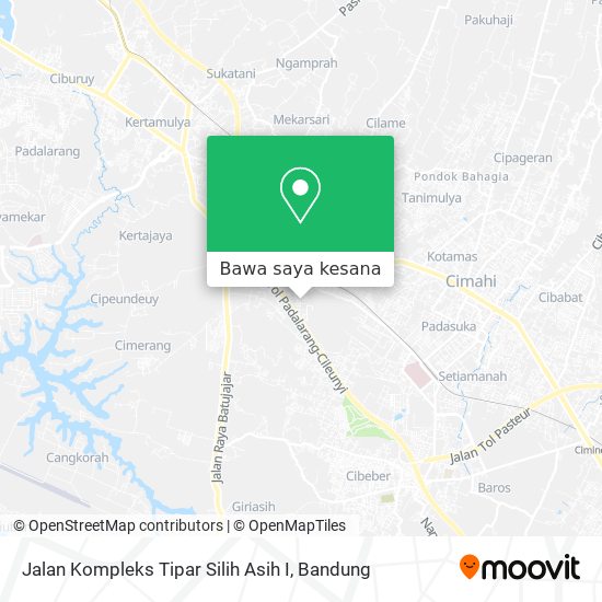 Peta Jalan Kompleks Tipar Silih Asih I
