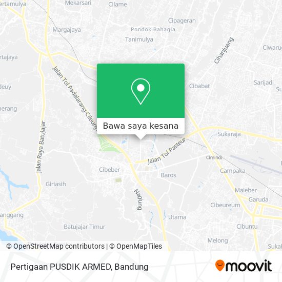 Peta Pertigaan PUSDIK ARMED