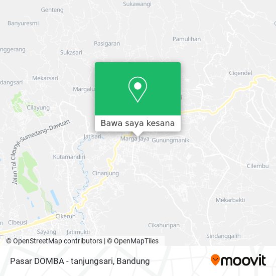 Peta Pasar DOMBA - tanjungsari