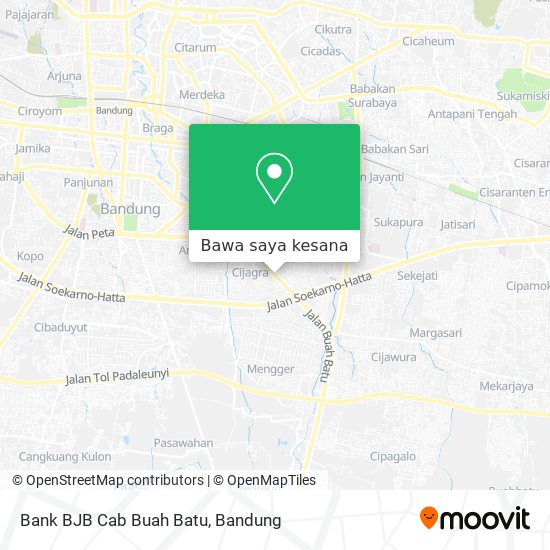 Peta Bank BJB Cab Buah Batu